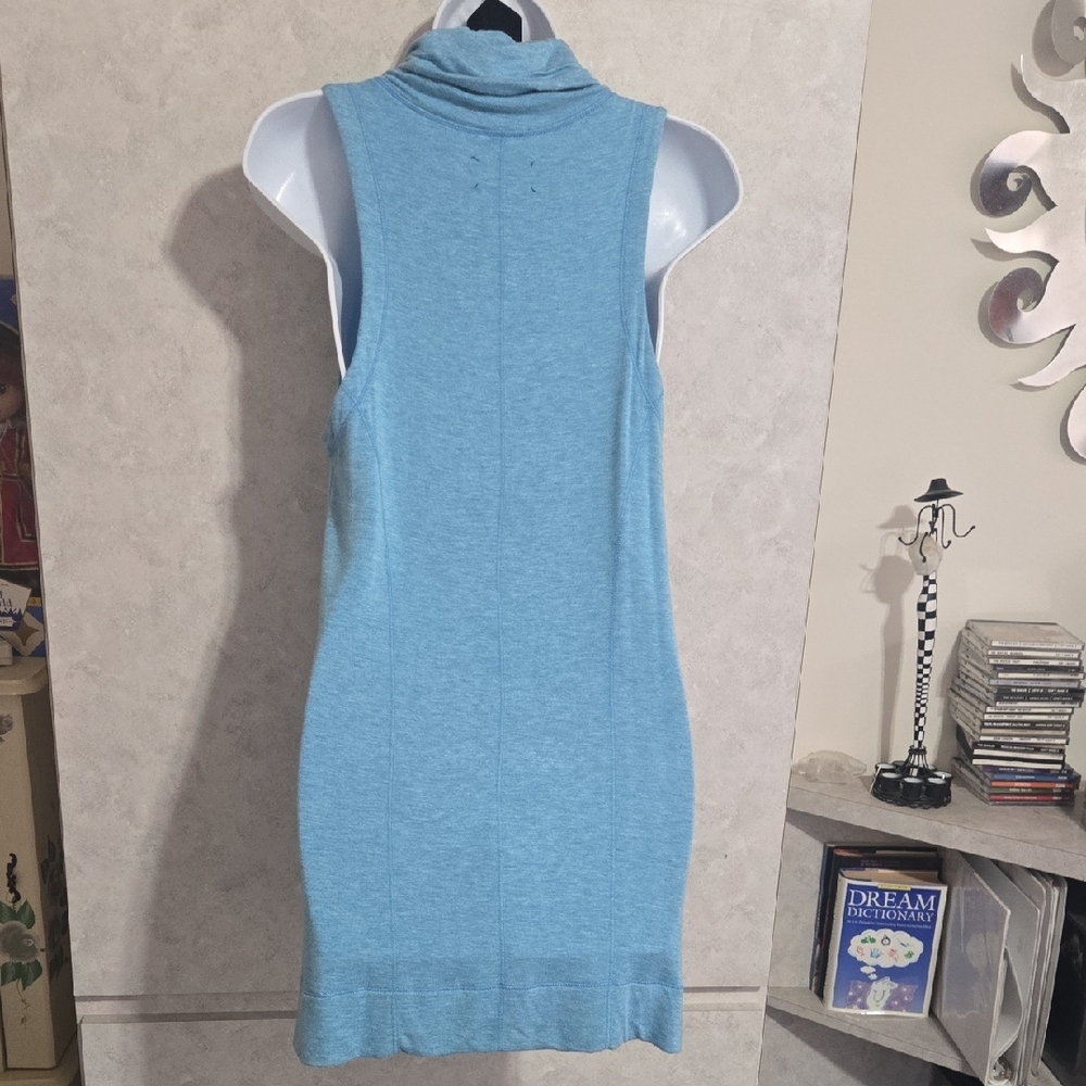 Lou & Grey Light Blue Sleeveless Cowl Neck Tank - Picture 2 of 5